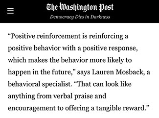 excerpt from article about Lauren Mosback